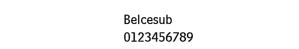 Fuente Belcesub.ttf