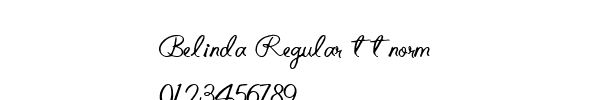 Fuente Belinda Regular ttnorm.ttf