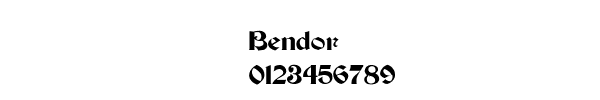 Fuente Bendor.ttf