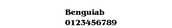 Fuente Benguiab.ttf