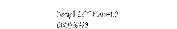 Fuente Bergell LET Plain-1.0.ttf