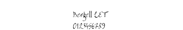 Fuente Bergell LET.ttf