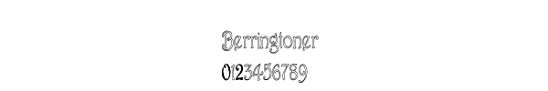 Fuente Berringtoner.ttf