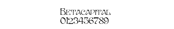 Fuente Betacapital.ttf