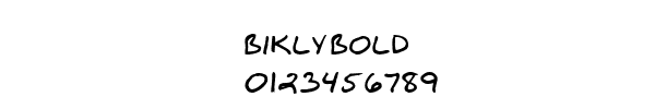 Fuente Bikly Bold.ttf