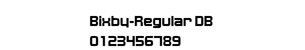 Fuente Bixby-Regular DB.ttf