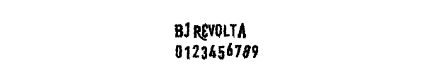 Fuente Bj Revolta.ttf