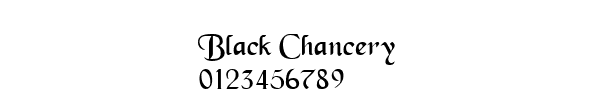 Fuente Black Chancery.ttf