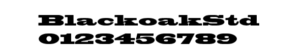 Fuente BlackoakStd.ttf