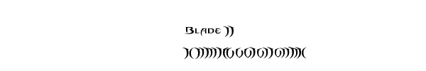 Fuente Blade 2.ttf