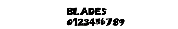 Fuente Blades.ttf