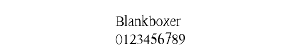 Fuente Blankboxer.ttf