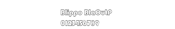 Fuente Blippo BlaOutP.ttf