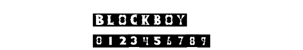Fuente Blockboy.ttf