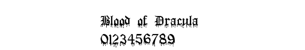 Fuente Blood of Dracula.ttf