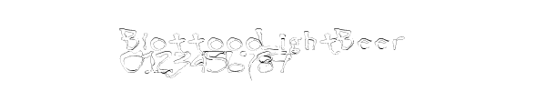 Fuente BlottoooLightBeer.ttf