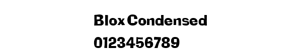 Fuente Blox Condensed.ttf