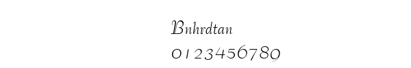 Fuente Bnhrdtan.ttf