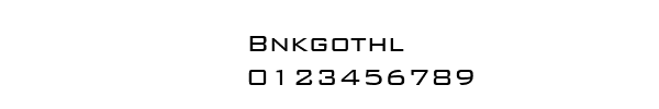 Fuente Bnkgothl.ttf