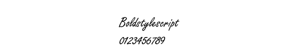 Fuente Boldstylescript.ttf