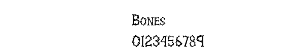Fuente Bones.ttf