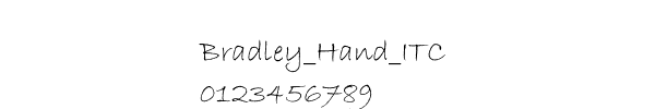 Fuente Bradley_Hand_ITC.ttf