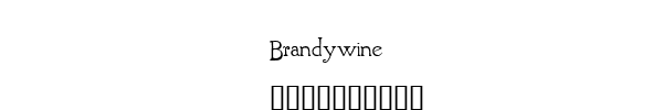 Fuente Brandywine.ttf
