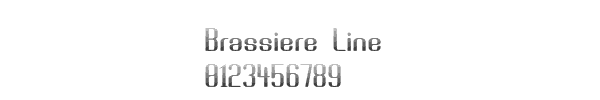 Fuente Brassiere Line.ttf