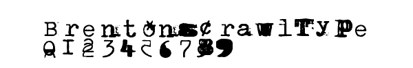 Fuente BrentonscrawlType.ttf
