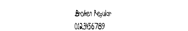 Fuente Broken Regular.ttf