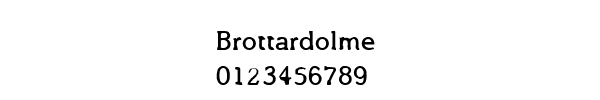 Fuente Brottardolme.ttf