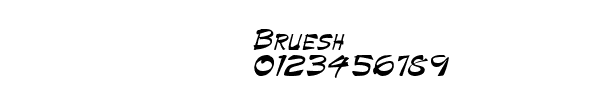 Fuente Bruesh.ttf