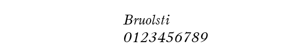 Fuente Bruolsti.ttf