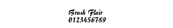 Fuente Brush Flair.ttf