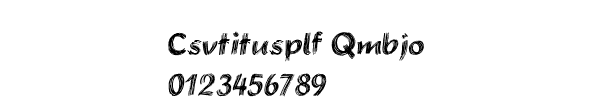 Fuente Brushstroke Plain.ttf