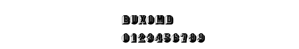 Fuente BuxomD.ttf