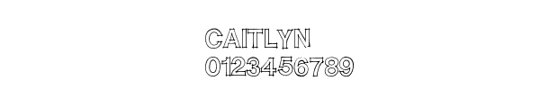 Fuente CAITLYN.ttf