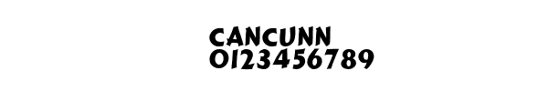 Fuente CANCUNN.TTF