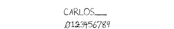 Fuente CARLOS__.TTF