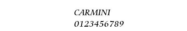 Fuente CARMINI.TTF