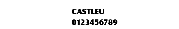 Fuente CASTLEU.TTF