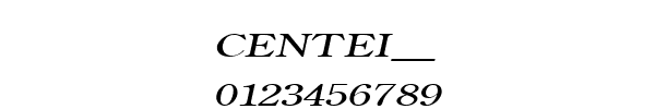 Fuente CENTEI__.TTF