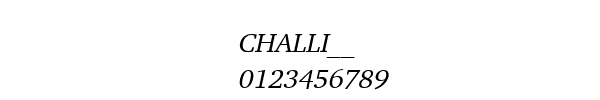 Fuente CHALLI__.TTF