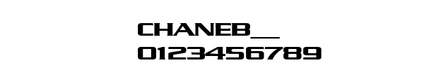 Fuente CHANEB__.TTF