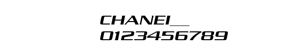 Fuente CHANEI__.TTF
