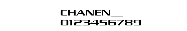 Fuente CHANEN__.TTF