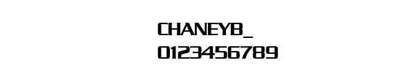Fuente CHANEYB_.TTF