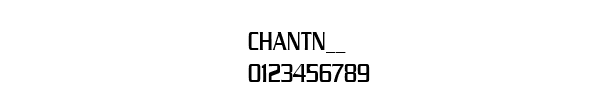 Fuente CHANTN__.TTF