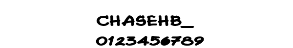 Fuente CHASEHB_.TTF