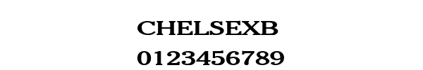 Fuente CHELSEXB.TTF